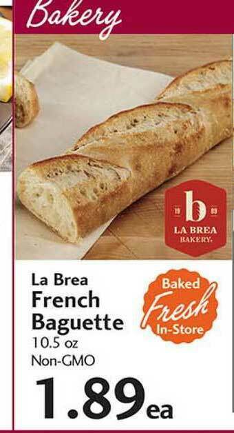 Sunset Foods La Brea French Baguette offer
