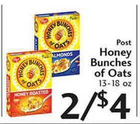 Sunset Foods Post Honey Bunches Of Oats offer