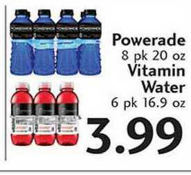Sunset Foods Powerade Or Vitamin Water offer