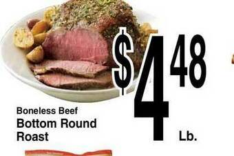 Super Saver Boneless Beef Bottom Round Roast offer