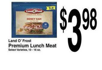Super Saver Land O' Frost Premium Lunch Meat offer