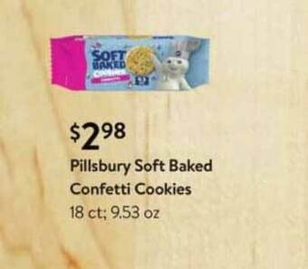 Walmart Pillsbury Soft Baked Confetti Cookies offer