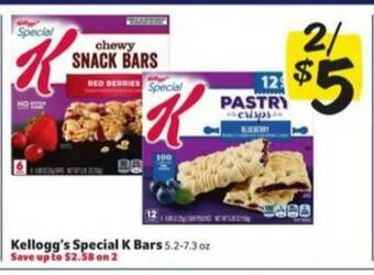 Winn Dixie Kellogg's Special K Bars offer