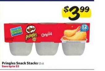 Winn Dixie Pringles Snack Starcks offer