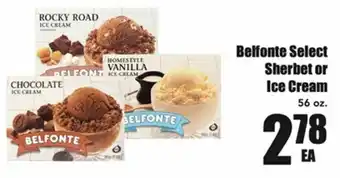 Belfonte Select Sherbet or Ice Cream 56 oz