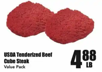 Warehouse Market USDA Tenderized Beef Cube Steak offer
