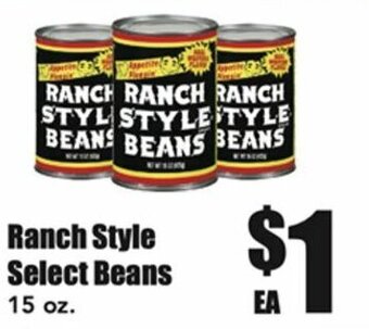 Warehouse Market Ranch Style Select Beans 15 oz offer