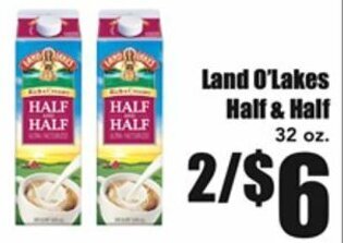 Land O'Lakes Half & Half 32 oz