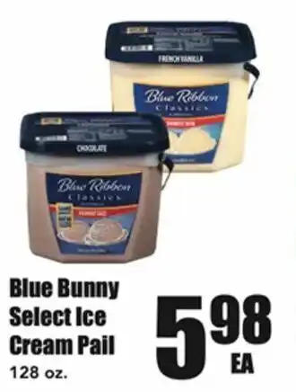 Warehouse Market Blue Bunny Ice Cream Pail 128 oz offer