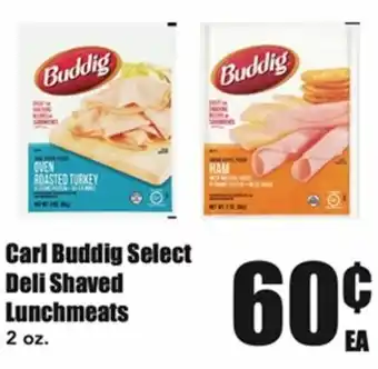 Carl Buddig Deli Shaved Lunchmeats 2 oz