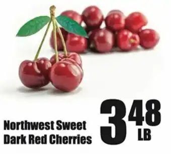 Northwest Sweet Dark Red Cherries