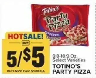 Food Lion Totino's Party Pizza 9.8-10.9 oz offer