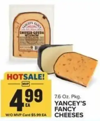 Food Lion Yancey's Fancy Cheeses 7.6 oz offer