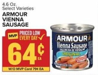 Food Lion Armour Vienna Sausage 4.6 oz offer