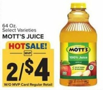 Food Lion Mott's Juice 64 oz offer