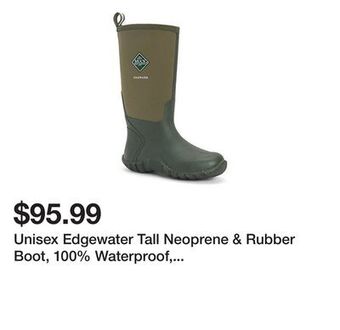 Tractor Supply Company Unisex edgewater tall neoprene & rubber boot, 100% waterproof, ewh-333t offer