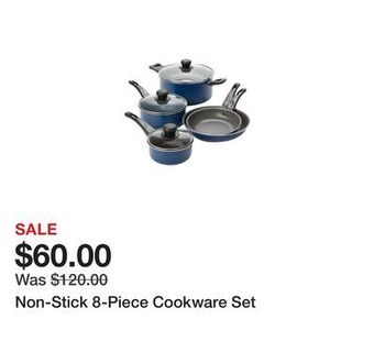 Belk Non-stick 8-piece cookware set offer