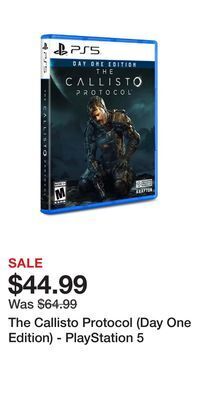 Game Stop The callisto protocol (day one edition) - playstation 5 offer