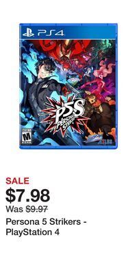 Game Stop Persona 5 strikers - playstation 4 offer