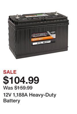 Tractor Supply Company 12v 1,188a heavy-duty battery offer