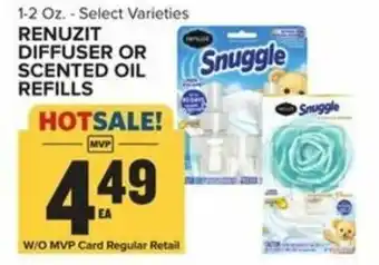 Food Lion Renuzit Diffuser or Scented Oil Refills 1-2 oz offer