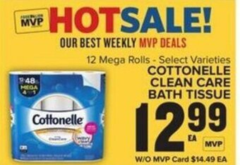 Food Lion Cottonelle Clean Care Bath Tissue offer