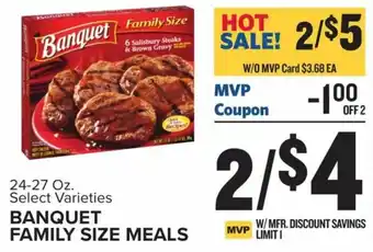 Food Lion Banquet Family Size Meals 24-27 oz offer