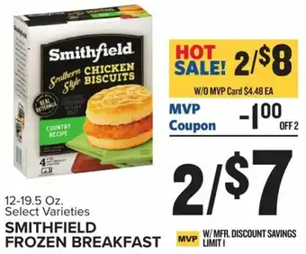 Food Lion Smithfield Frozen Breakfast 12-19.5 oz offer