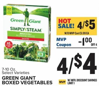 Food Lion Green Giant Boxed Vegetables 7-10 oz offer