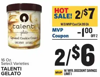Food Lion Talenti Gelato 16 oz offer