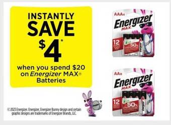 Dollar General Energizer max batteries offer