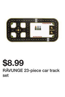 Ikea Rävunge 23-piece car track set offer