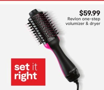 JC Penney Revlon one-step volumizer & dryer offer