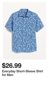 Old Navy Everyday short-sleeve shirt for men offer