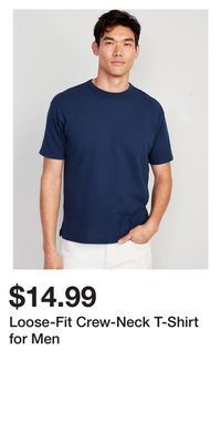 Old Navy Loose-fit crew-neck t-shirt for men offer