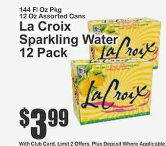 Key Food La croix sparkling water offer