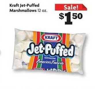 Family Dollar Kraft jet puffed marshmallows offer