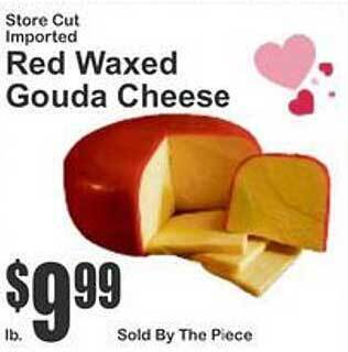 Key Food Red waxed gouda cheese offer