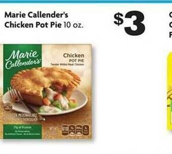 Family Dollar Marie callender's chicken pot pie offer
