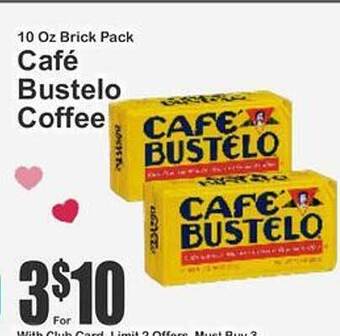 Key Food Cafe bustelo coffee offer