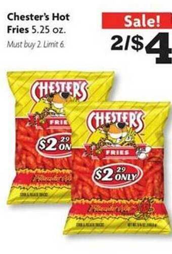 Family Dollar Chester's hot fries offer