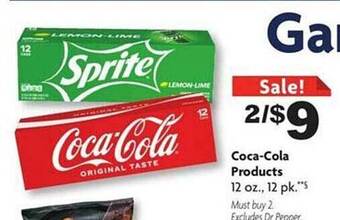 Family Dollar Coca-cola products offer