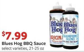 Fareway Blues hog bbq sauce offer
