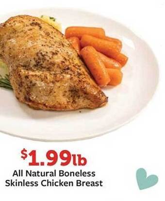 Fareway All natural boneless skinless chicken breast offer