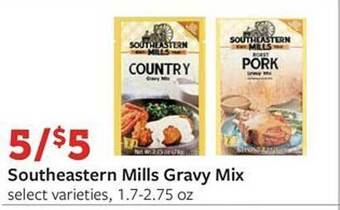 Fareway Southeastern mills gravy mix offer