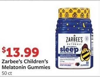 Fareway Zarbee's children's melatonin gummies offer