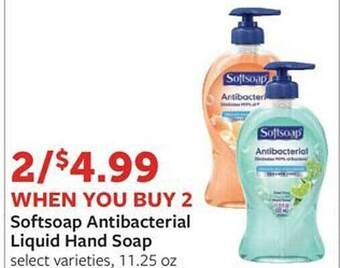 Fareway Softsoap antibacterial liquid hand soap offer