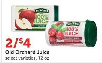 Fareway Old orchard juice offer