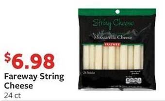 Fareway Fareway string cheese offer
