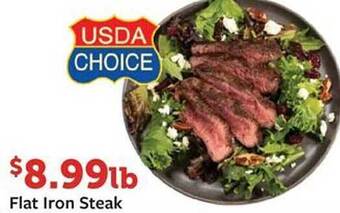 Fareway Flat iron steak offer